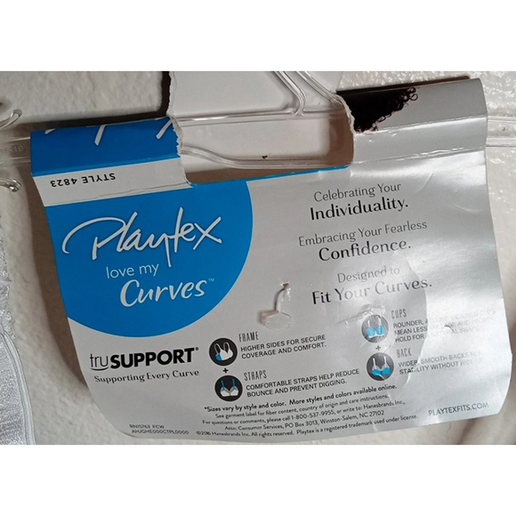 Playtex Balconette Underwire Bra Amazing Shape Seamless Womens 4823 Sz 36D - Picture 8 of 9
